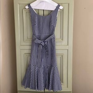 J Crew Gingham Ruffle Hem Dress /4